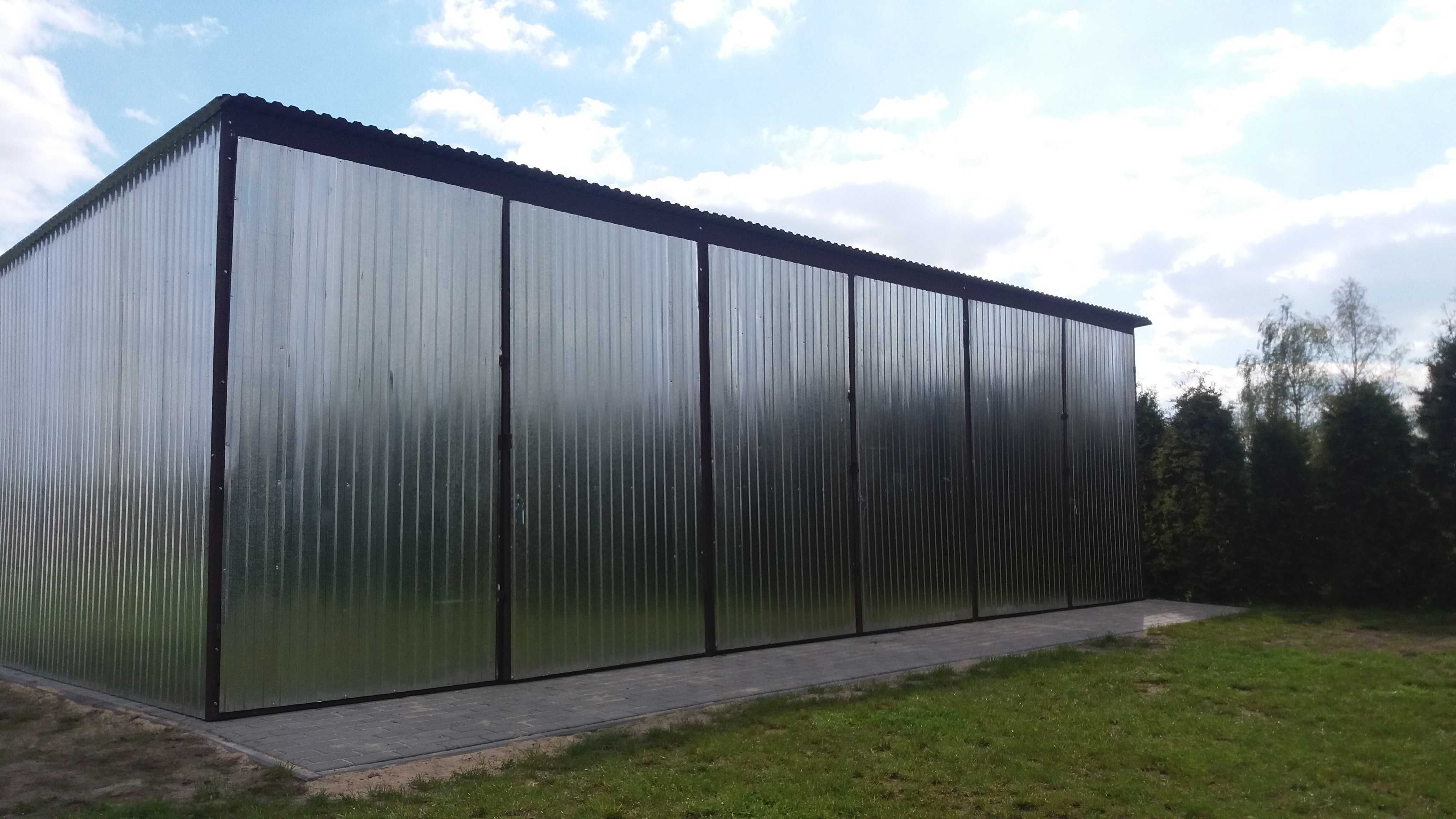 Garaż blaszany 7,5 x 6 Magazyn Wiata Garaż blaszak 7x6 6x8 5x9 6x6 7x7