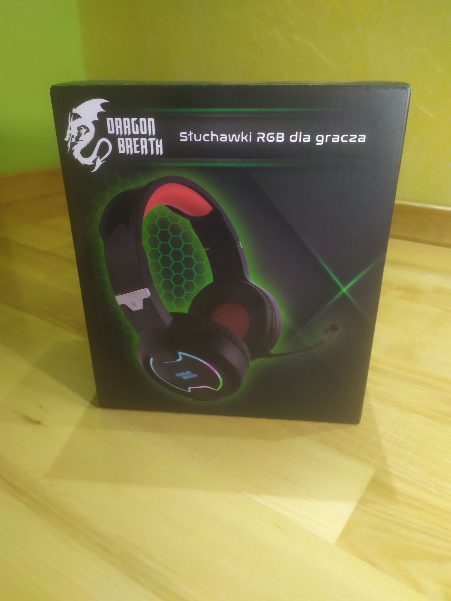 Słuchawki gamingowe RGB Dragon Breath