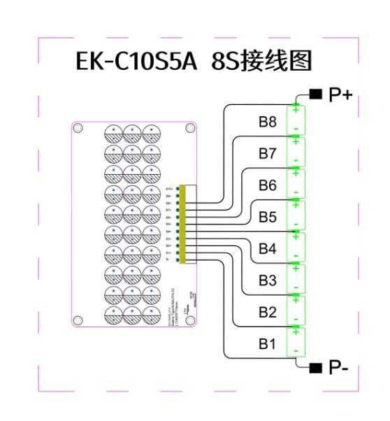 Активний балансир конденсаторний Li-ion/Lifepo4/LTO: 6-8S Наявність