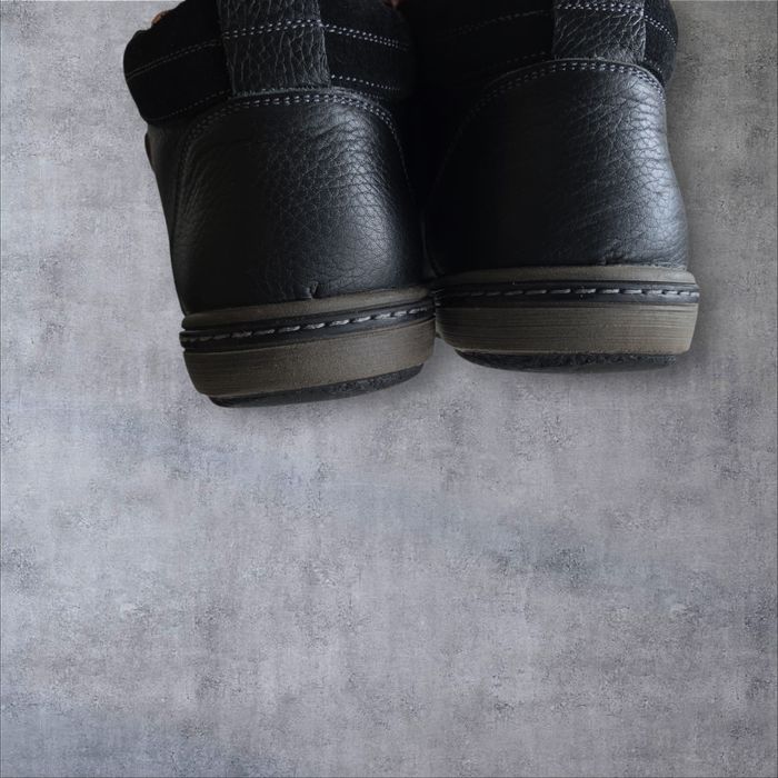 Мужские зимние кожаные ботинки