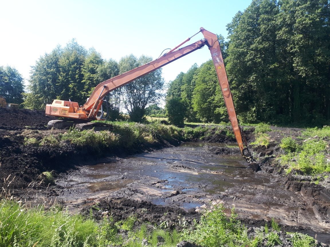 Usługi koparka ładowarka koparka rozbiórki wyburzenia piach wykopy