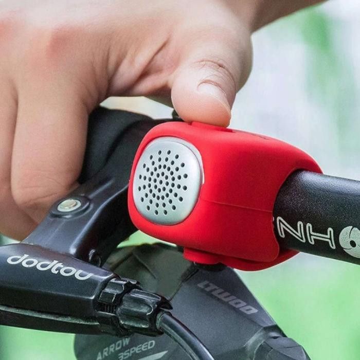 Dzwonek do roweru elektryczny ROCKBROS Czerwony 3 różne sygnały