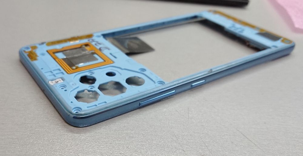 Рамка корпуса Blue Samsung A325 A32 с динамиком