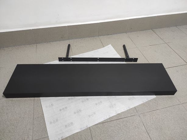 Półka LACK Ikea 110 cm 2 szt. kolor Czarnobrązowy