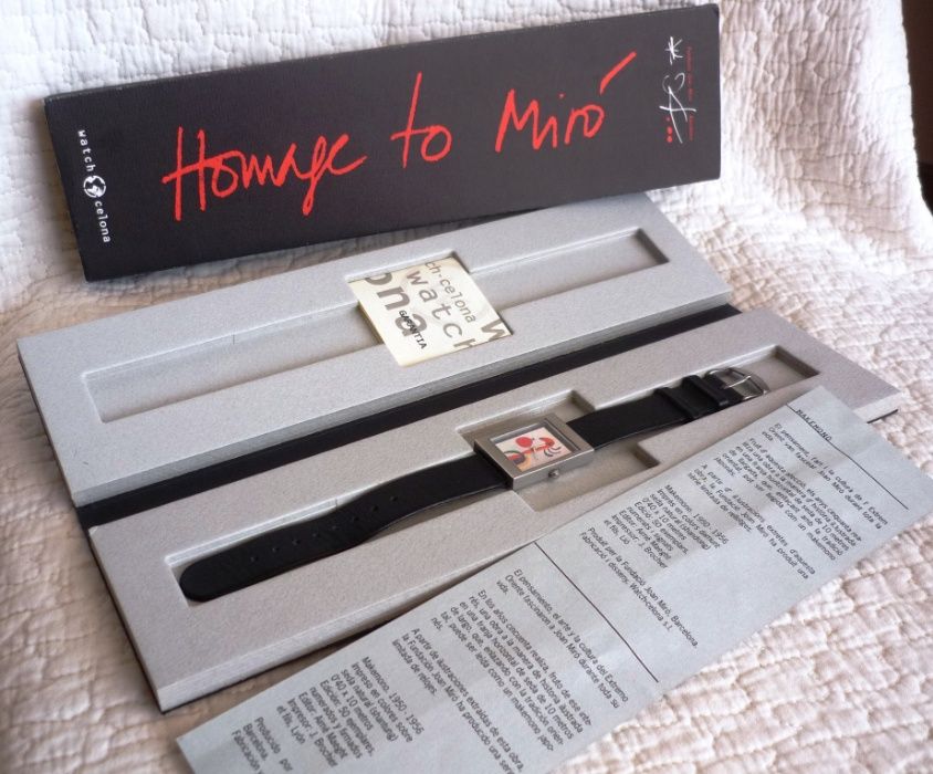 Relógio de pulso Watch Celona Homenagem / Homage to Miró / Makemono