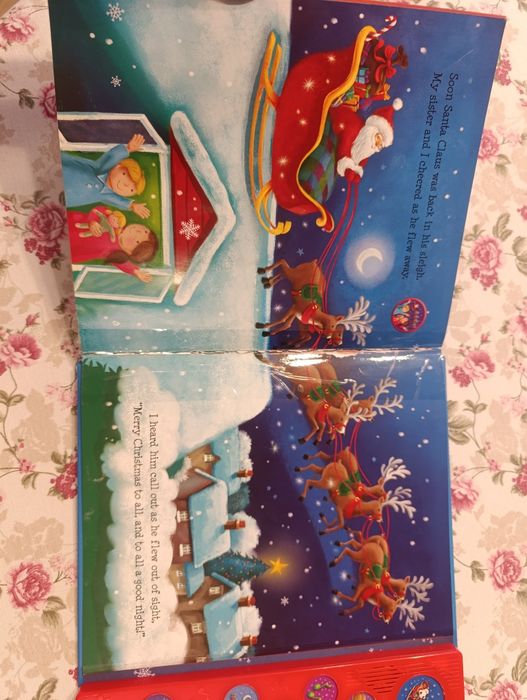 Książka z dźwiękami Night Before Christmas dla dzieci po angielsku