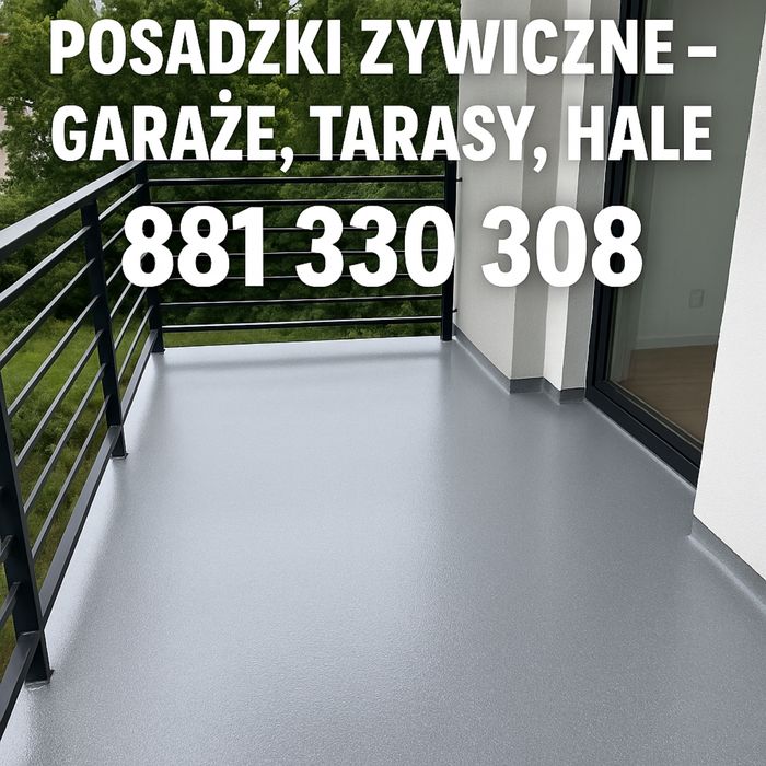 Garaże, wnętrza domów,Hale przemysłe – posadzki żywiczne | cała Polska