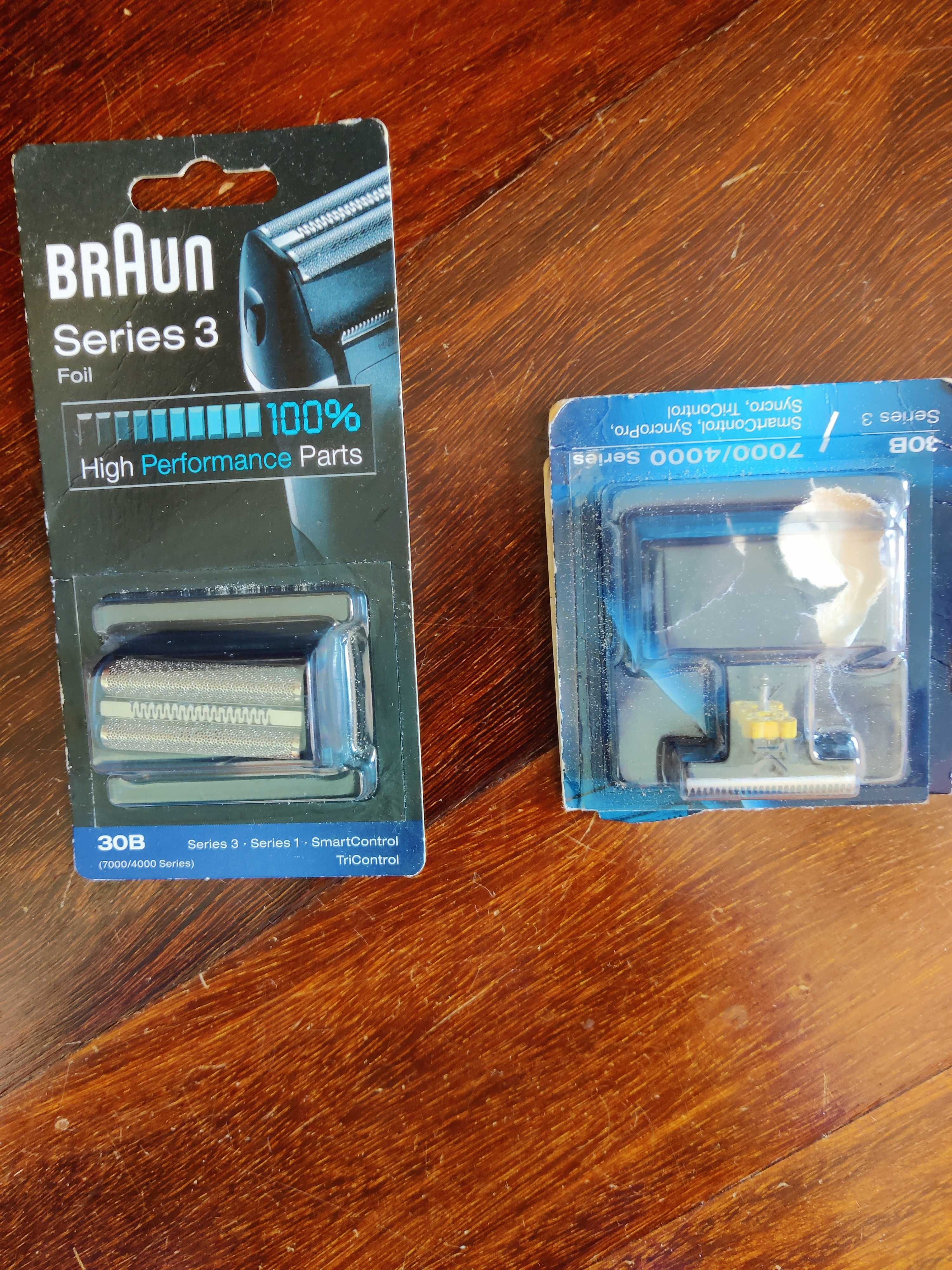 Maquina barbear BRAUN 7520 (com Estação de Limpeza e acessórios extra)