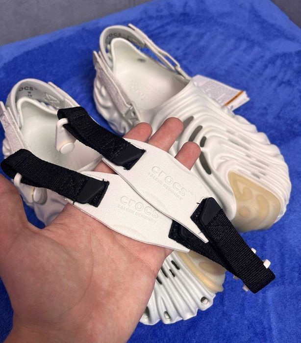 CROCS Pollex Clogs x Salehe Bembury White | білі крокси | белые кроксы