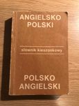 Słownik kieszonkowy angielsko-polski polsko-angielski 1990 r.