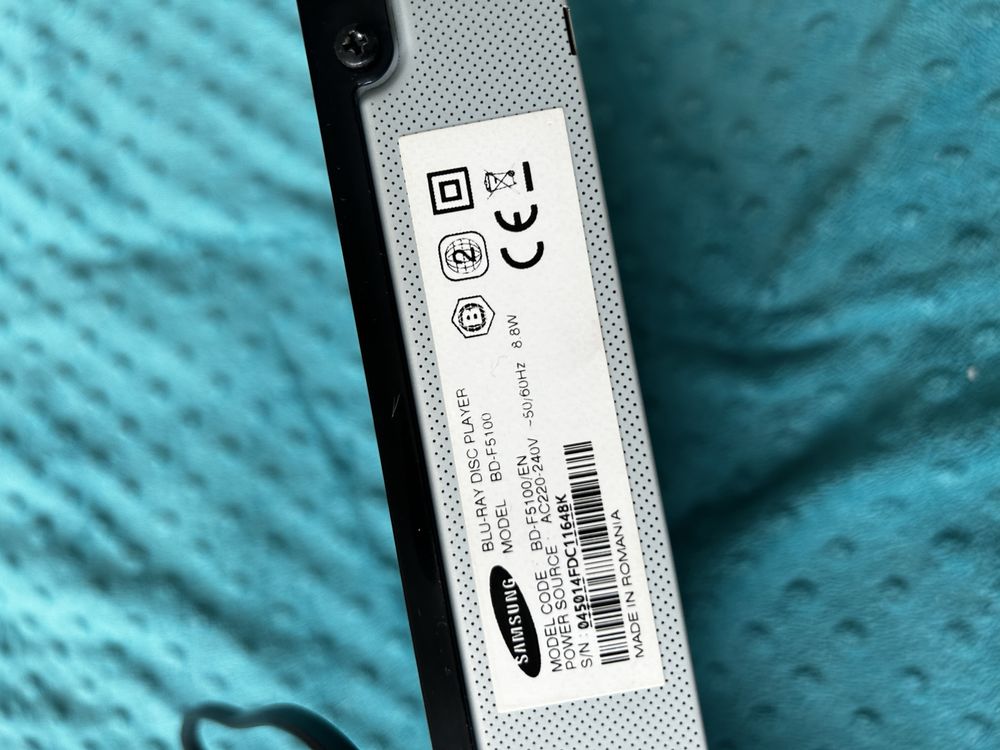 Samsung BD- F5100 Blu-ray Player DVD odtwarzacz