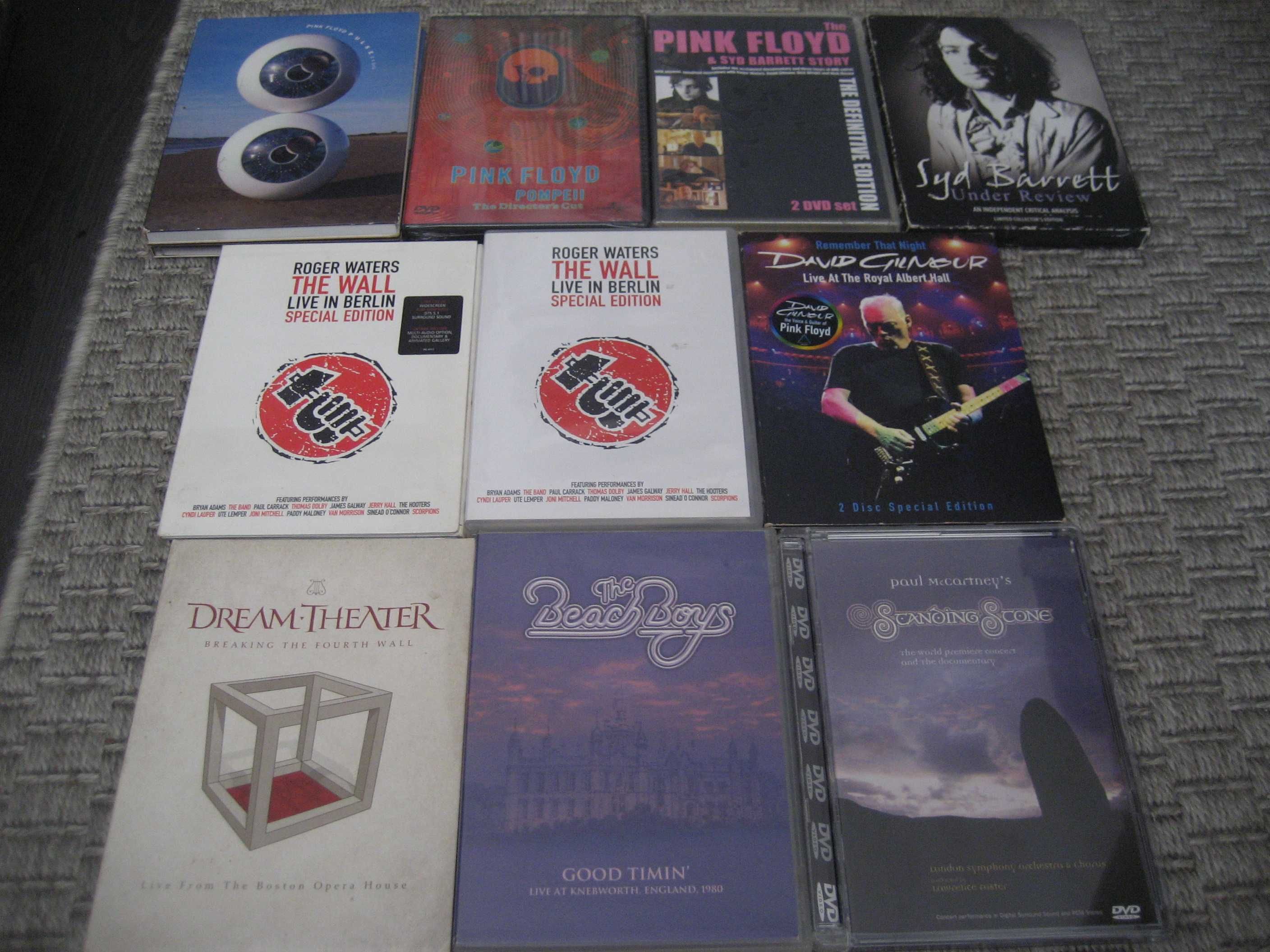 DVDs Musicais - concertos, videoclips, Pink Floyd, U2, Madonna, etc