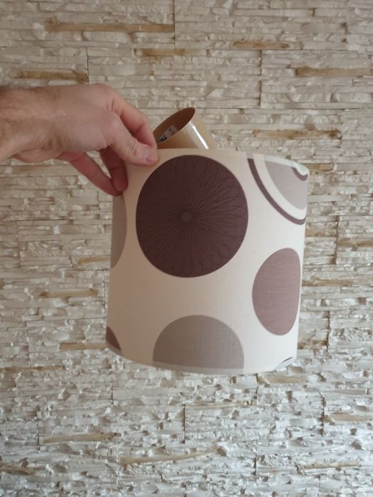 Lampa wisząca sufitowa abażur