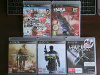 Zestaw gier na PS3 Call of Duty Modern Warfare, Black Ops, NBA, Tennis