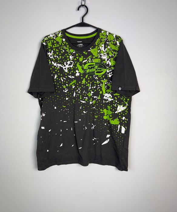 Koszulka No Fear Print Skull Vintage Affliction