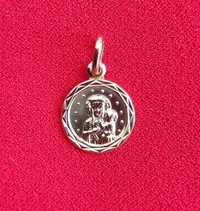Złoty Medalik 14K pr.585 Matka Boska Komunia Święta Komunia Chrzest Pr