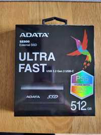 Dysk zewnętrzny SE800 SSD ADATA 512 GB