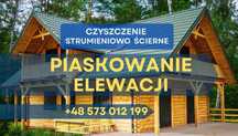 Piaskowanie elewacji domów drewnianych, malowanie konserwacja