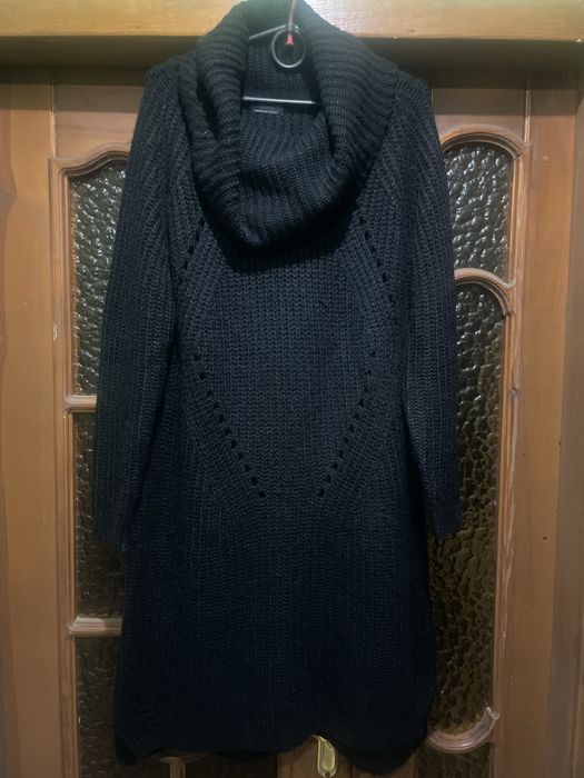 Платье крупной вязки