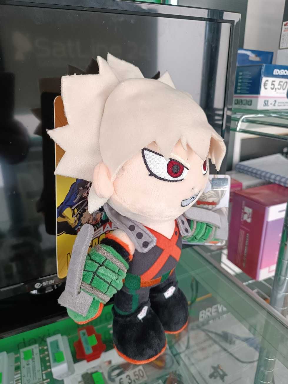 Novidade:Peluche My Hero Academia Bakugo 29cm
