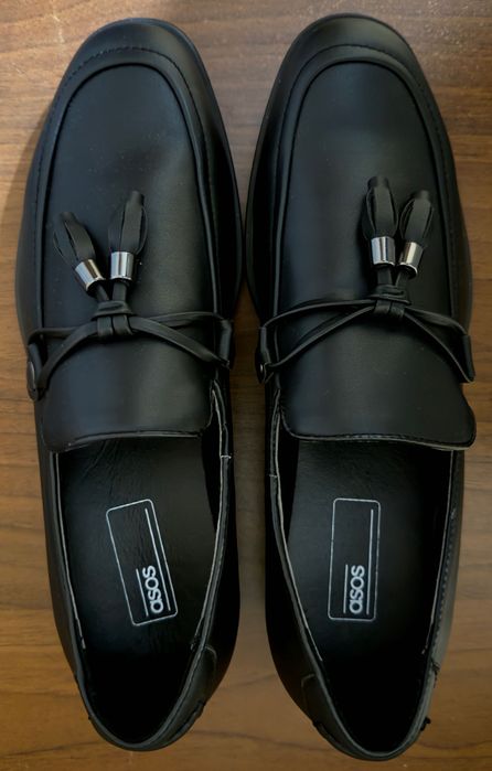 Лофери зі штучноі шкіри, ASOS DESIGN,  розмір 40.5