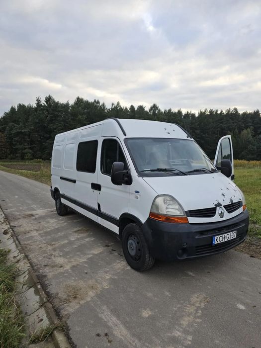 Renault MASTER  Renault Master brygadówka 6 osób 2007r 2,5tdi