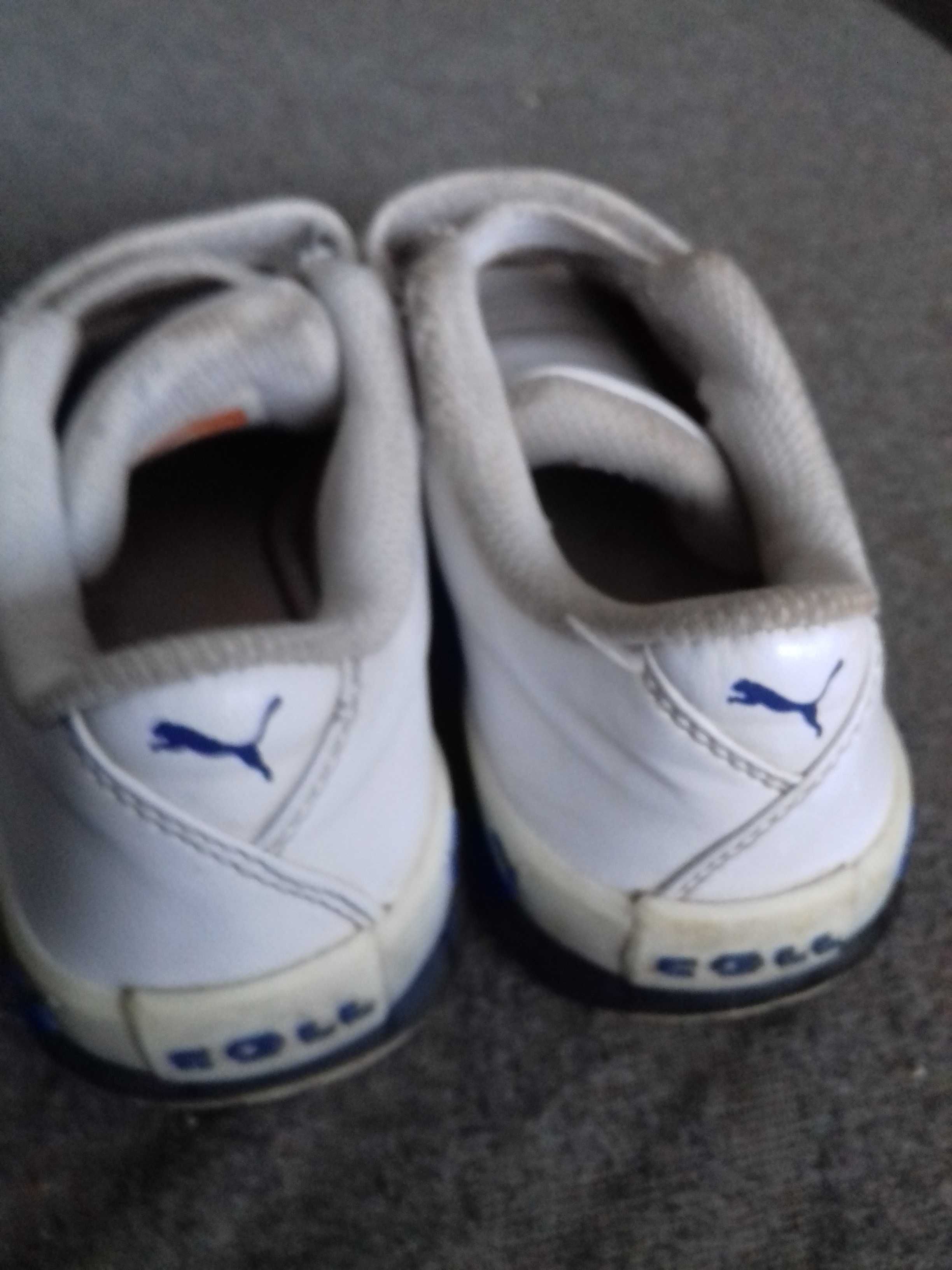 buty sportowe 29r uniseks biało-granatowe