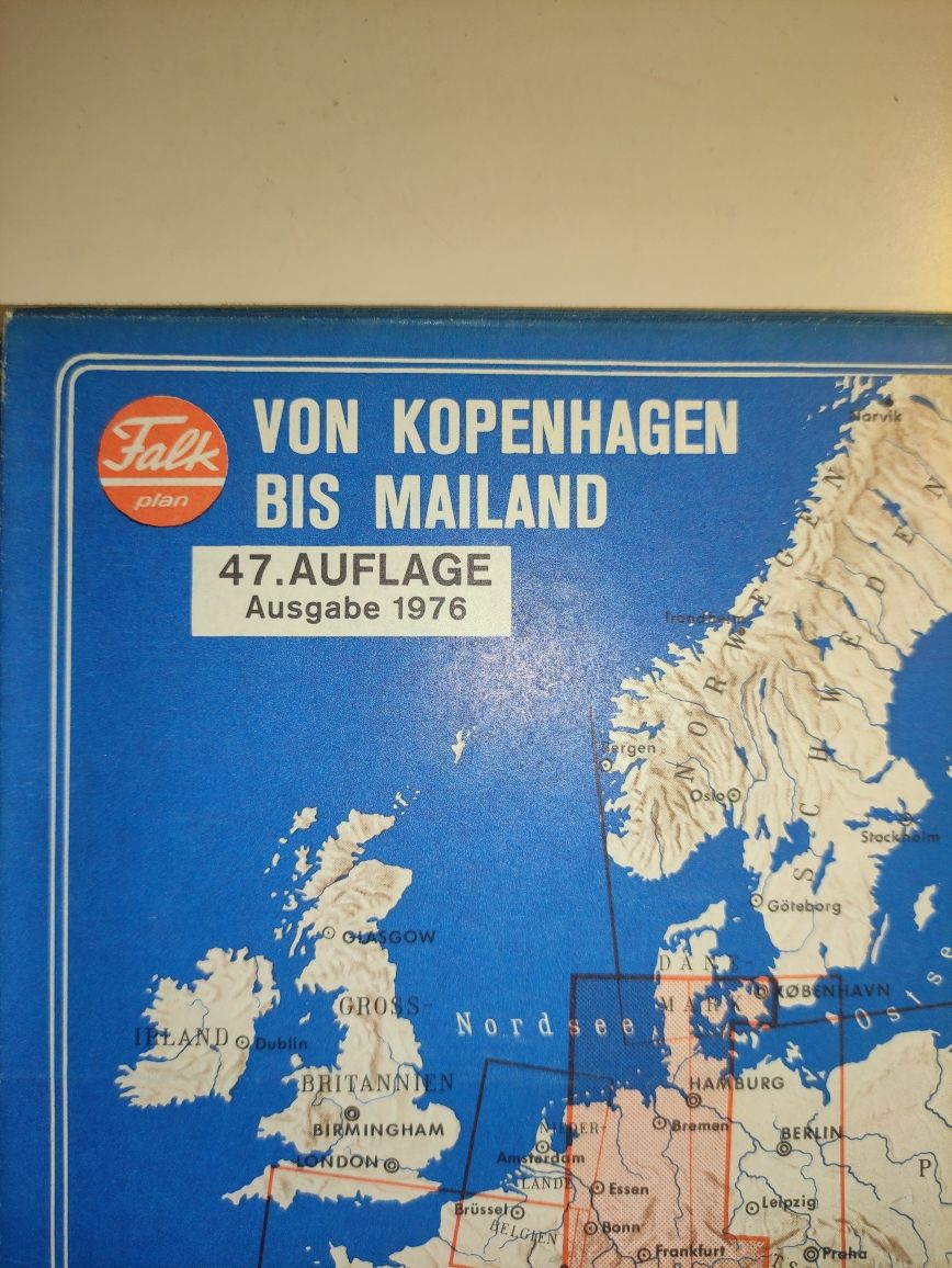 Atlas samochodowy Niemcy 1976r.