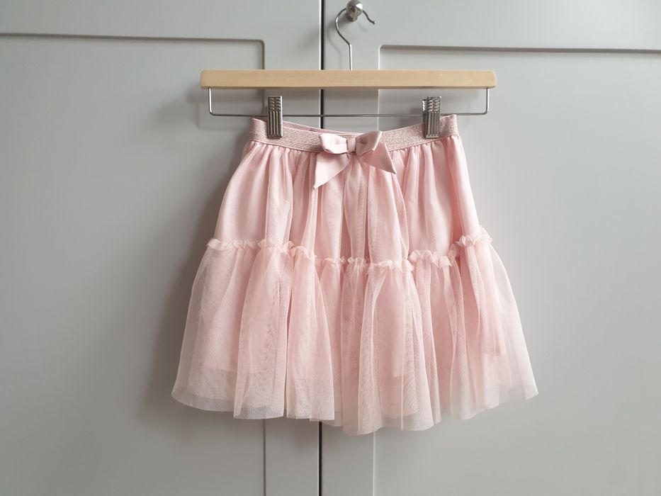 Różowa spódniczka spódnica tiulowa H&M 122 128