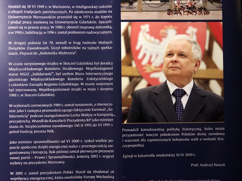 Banknot kolekcjonerski Lech Kaczyński - Warto być Polakiem