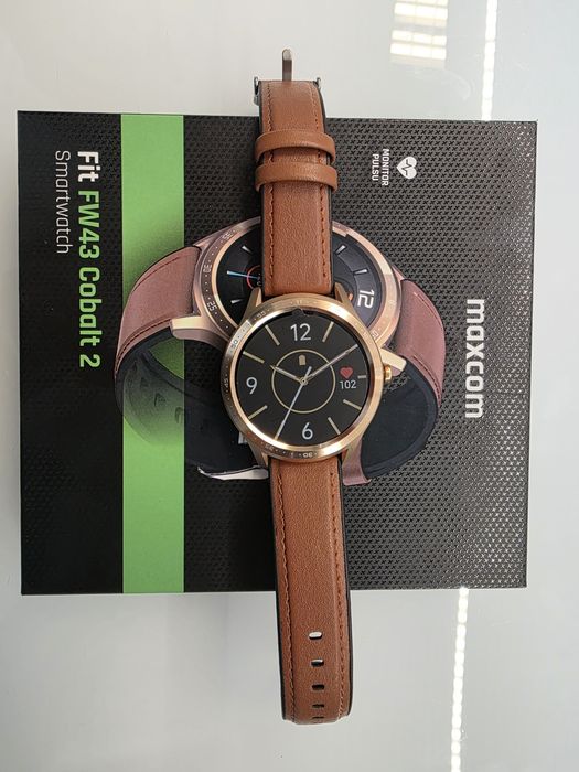 Maxcom Fit FW43 Cobalt 2, monitor pulsu, ciśnienie krwi.