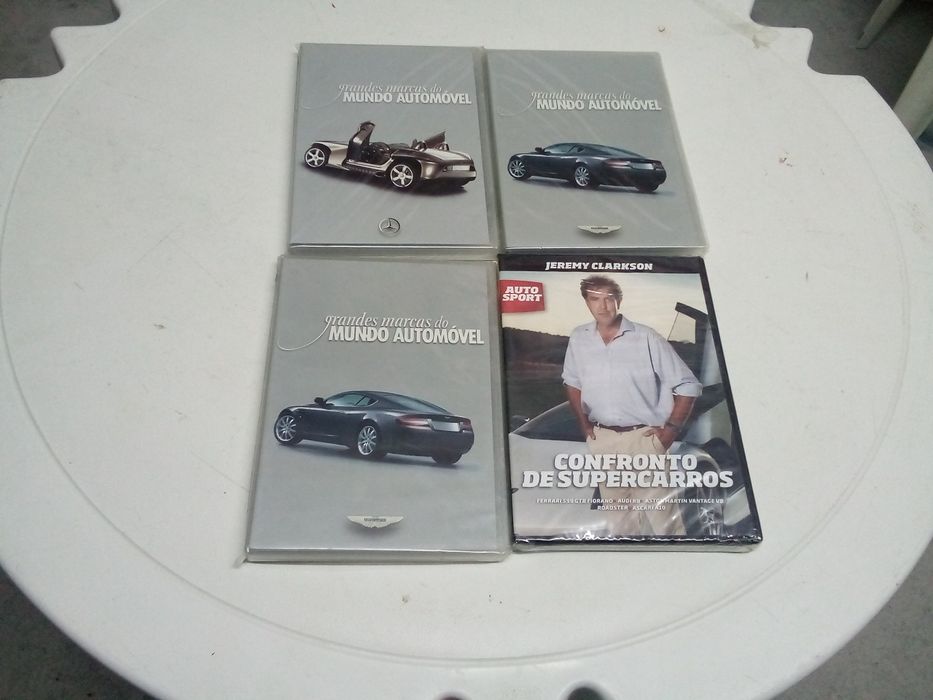 4 ) DVD. NOVOS , carros  Grandes marcas do Mundo.