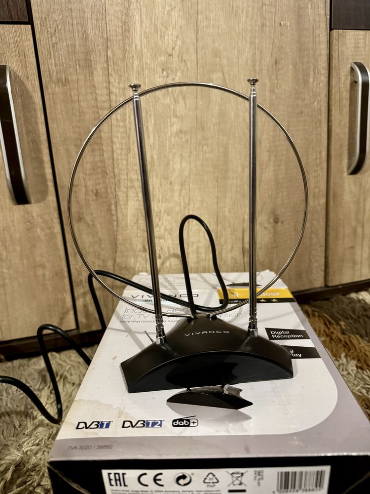 Nowa antena DVB-T, DVB-T2 wewnętrzna do telewizji i radia