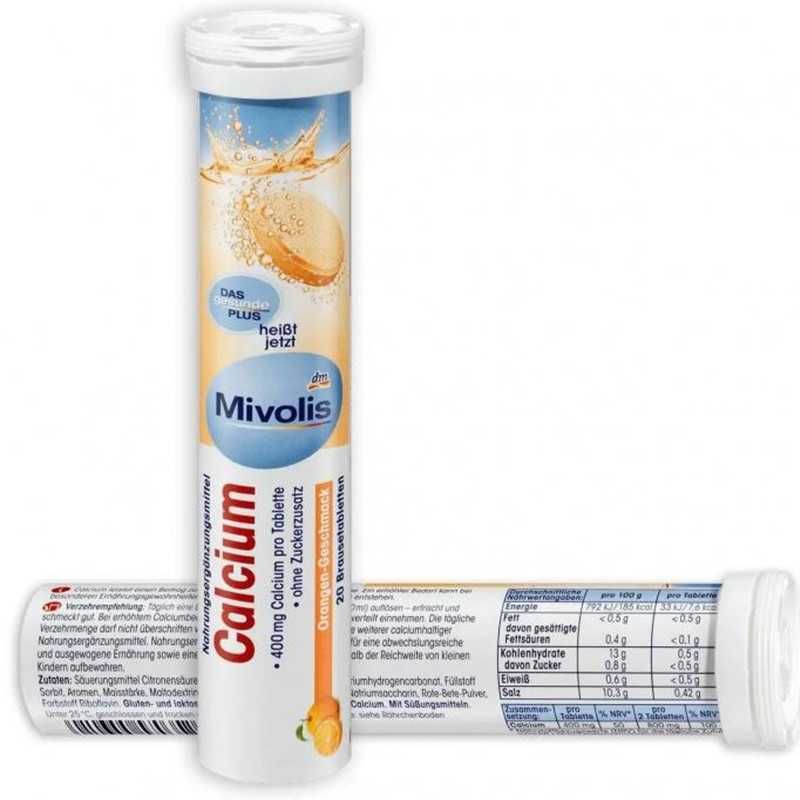 Вітаміни MIVOLIS (шипучі, водорозчинні) в асортименті