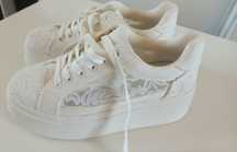 Sneakersy buty na platformie