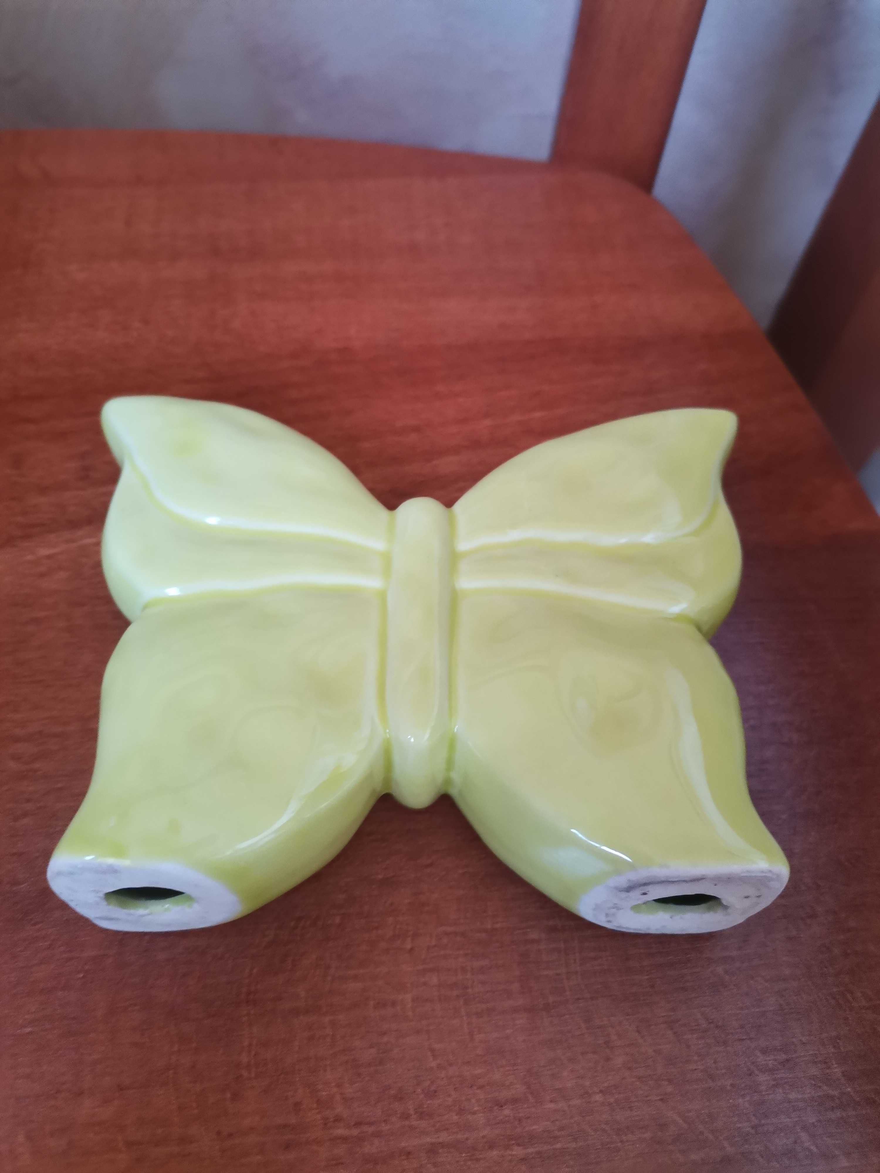 Ceramiczna figurka motyl