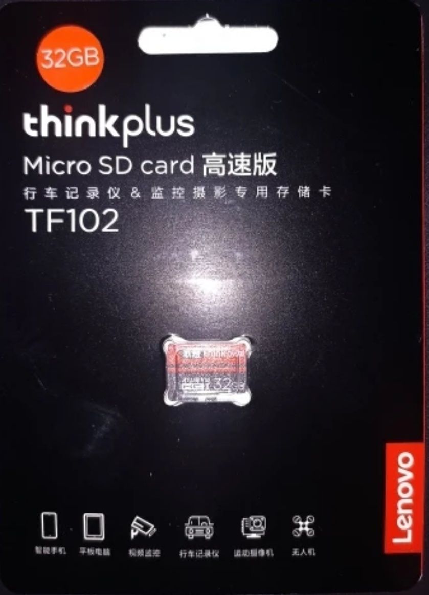 Lenovo think plus karta pamięci 32GB micro SD TF102 do smartfona tel.