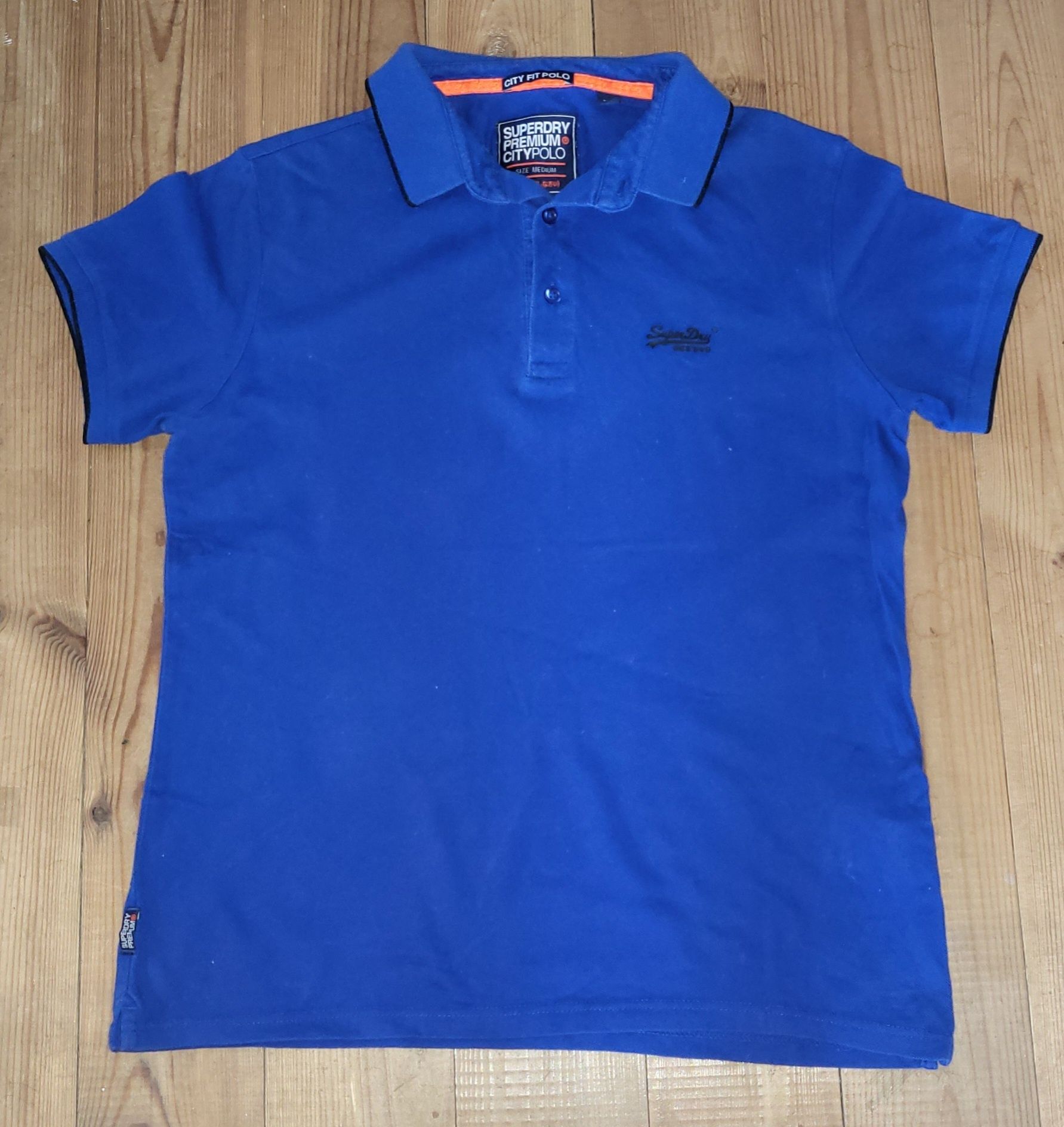 Okazja Polo niebieskie Superdry M stan bdb