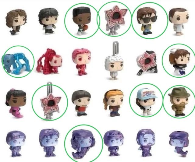 Фігурки Дивні дива / Stranger Things Kinder Joy