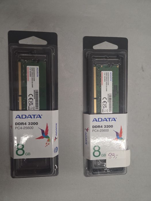 Sprzedam Pamieći Ram ADATA 8GB DDR4 3200 (do Laptopa) . Możliwość wys