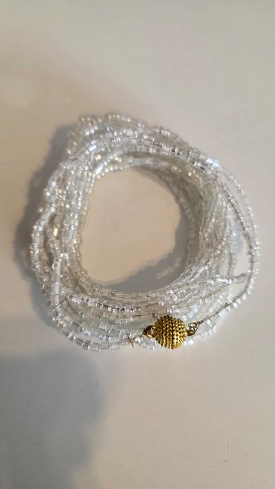 Pendente (pulseira) branco-pérola