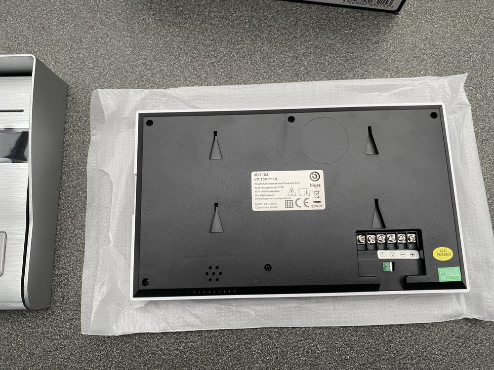 Nowy Wideomofon elektorniczny Blyss Jelbi + Monitor