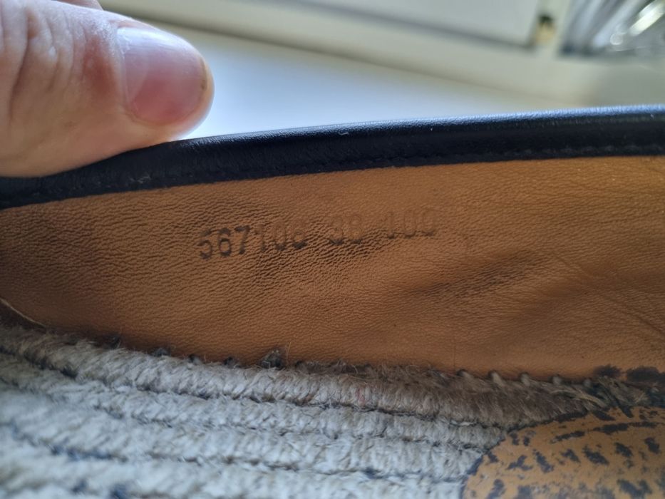 эспадрильи Gucci Microguccissima 38р