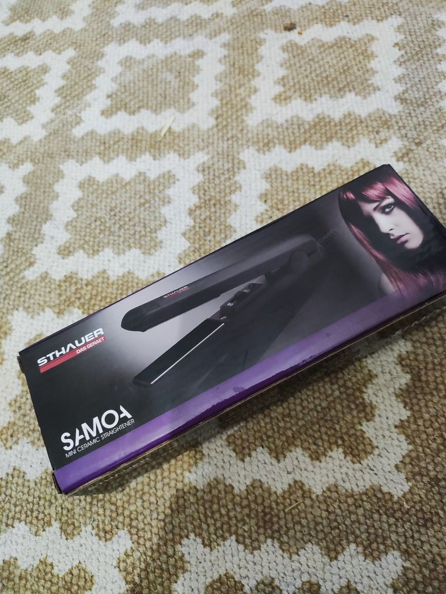 Mini prancha de cabelo para viagem marca Sthauer