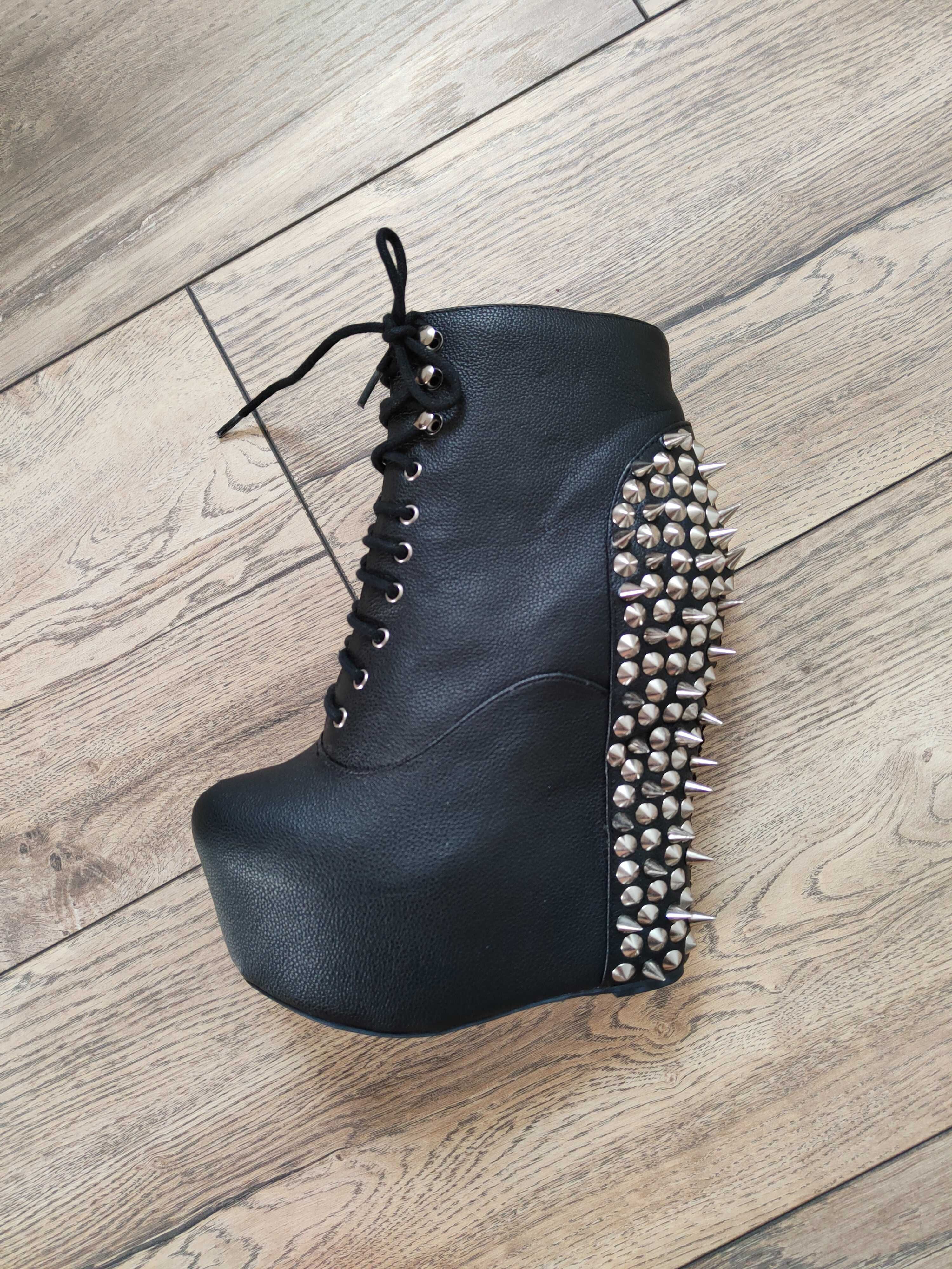 Jeffrey Campbell Damsel Spike Platform Wedge koturny Kolce