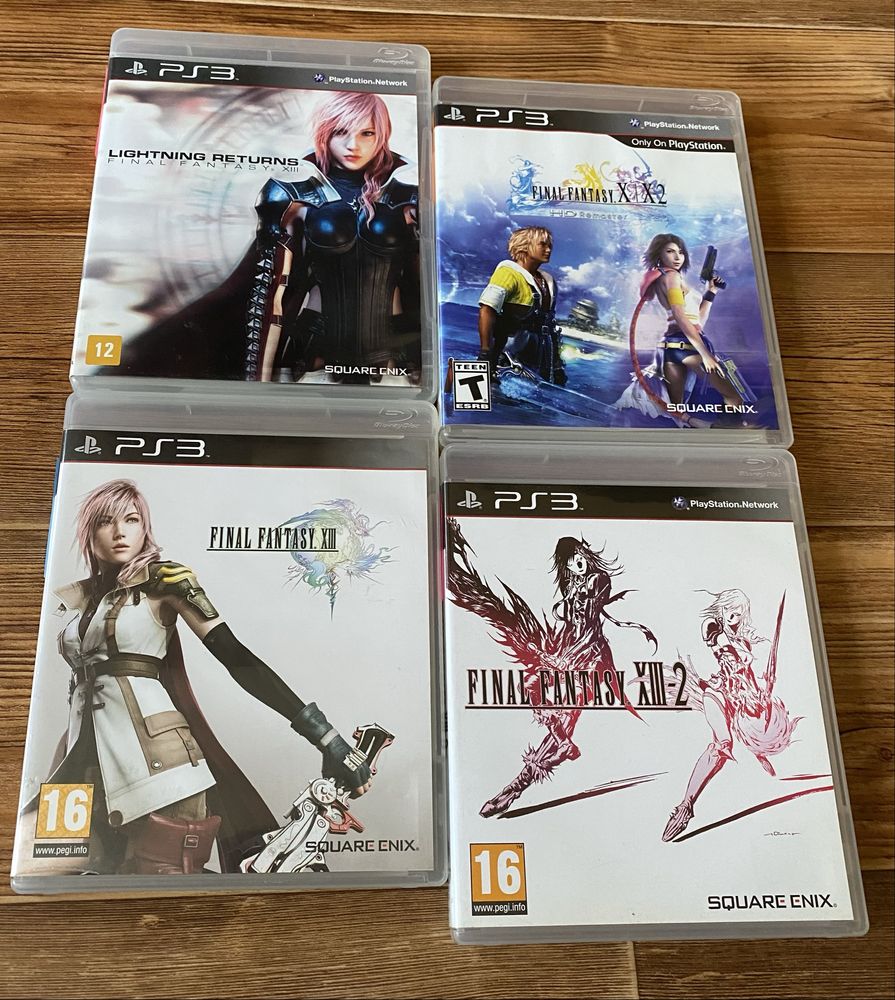 Sony PS3: Final Fantasy, Naruto, Dead or Alive, Dragon Ball Z, JoJo’s