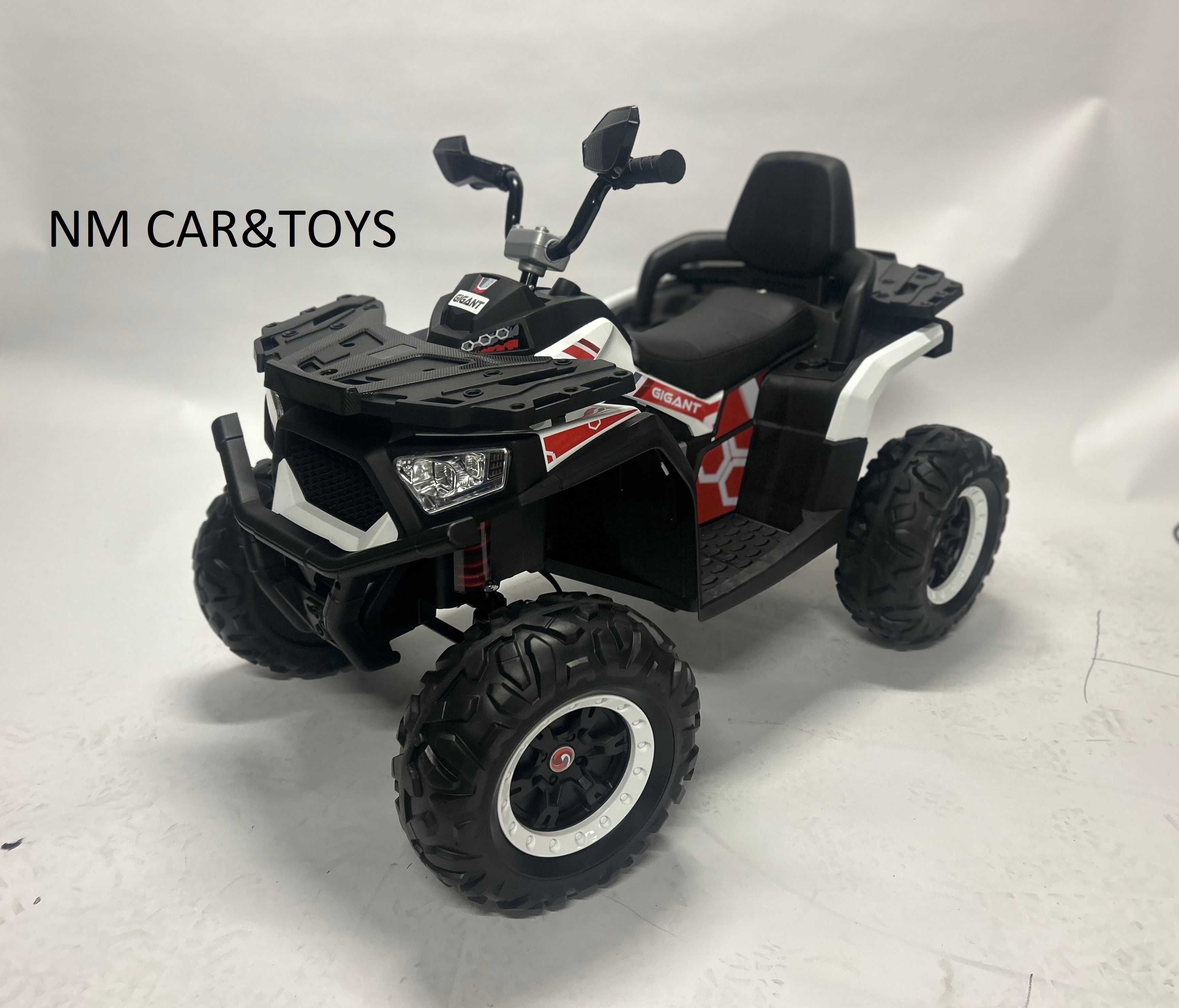 Quad GIGANT 4x4 Auto na akumulator 180W Pojazd Miękkie koła autko