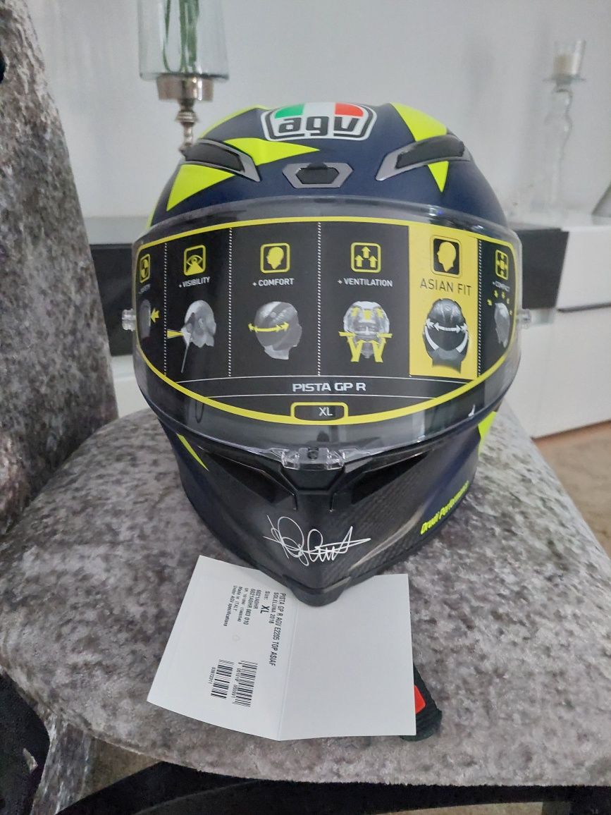 Capacete agv pista gp rr