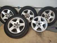 Alufelgi 15" do VW Passat + 4 opony letnie 195/65 R15