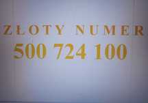 Złoty Numer 500 / 724 / 100 - branża noclegowa umowa PLAY czytaj opis